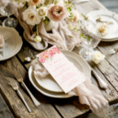 Piper Peony Bloemen Lang Menu & Dank u