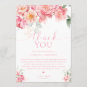 Piper Peony Floral Menu & Merci (Dos)