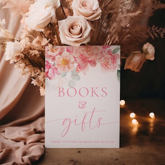 Piper Pioen Bloemen Boeken en Geschenken Teken Poster