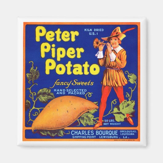 Piper Potato Magneet (Voorkant)