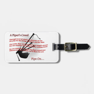 Piper's Creed Bagagelabel