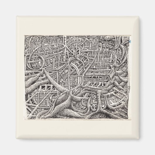 Pipescape van Brian Benson Magneet (Voorkant)