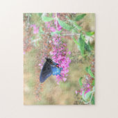 Pipevine Swallowtail on Butterfly Bush Legpuzzel (Verticaal)