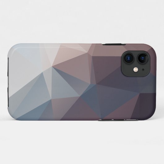 PiPhone, Coque d'art pyramidal Abstrait foncé à cl (Dos (Horizontal))
