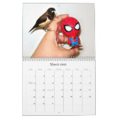 Pipi de schattige vink kalender (Mar 2026)