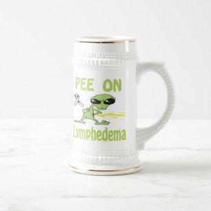 Pipi sur la tasse de Lymphedema