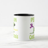 Pipi sur la tasse de mucoviscidose (Centre)