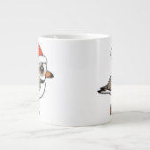 Piping Plover Santa Extra Grote Mok (Voorkant)