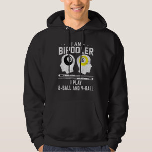 Pipooler Pool Speler Pool Cool Biljart 8 en 9 B Hoodie