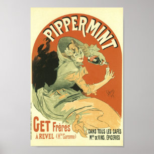 Pippermint -Franse Adverteren Poster