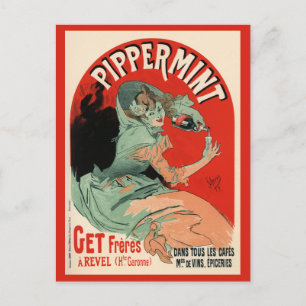 Pippermint, Jules Chéret Briefkaart