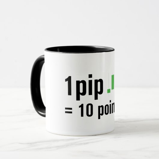 Pips et points à échanger la feuille Mug (Devant gauche)
