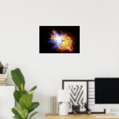 Pipsqueak Star Unleashes reusachtige Flati NASA Poster (Thuiskantoor)