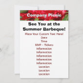 Pique-nique d'entreprise Invitations Barbeque d'en (Dos)