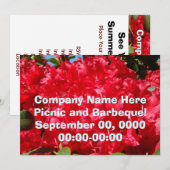 Pique-nique d'entreprise Invitations Barbeque d'en (Devant / Derrière)