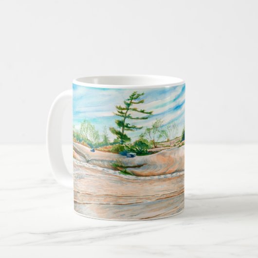 Pique-nique sur la Mug de café Rocks (Devant gauche)