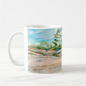 Pique-nique sur la Mug de café Rocks (Gauche)