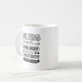 Piquer garde ma tasse occupée de mains (Devant gauche)