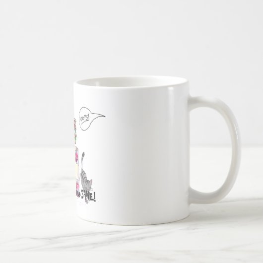 Piquer me maintient RAISONNABLE ! Tasse (Droite)