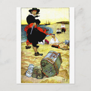 piraat briefkaart