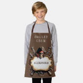 Piraat Chef Aanpasbare Schort (Gedragen)