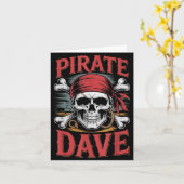 Piraat dave kaart (Gele Bloem)