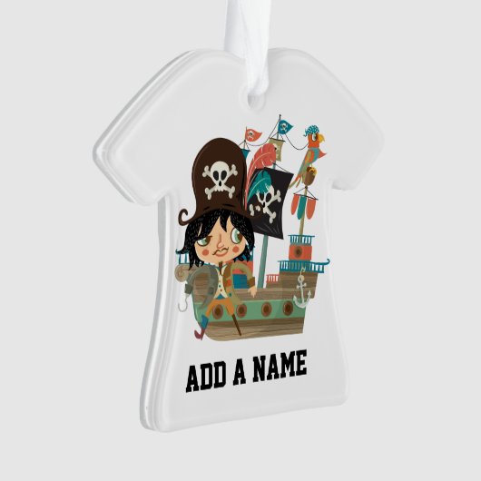 Piraat en het Schip van de Piraat Ornament (voorkant)