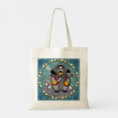 Piraat kabouter tote bag (Achterkant)