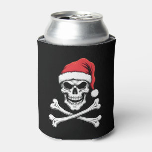 Piraat Kerst Schedel & Kruisbeenderen Kerstman Hoe Blikjeskoeler