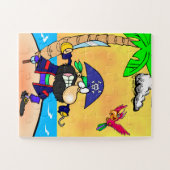 Piraat Legpuzzel (Horizontaal)
