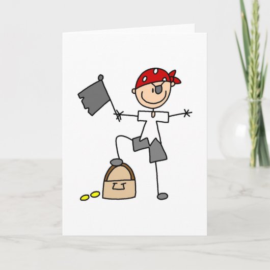 Piraat met de Kaart van de Schat (Voorkant)