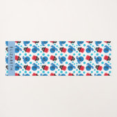 Piraat Octopus, Octopus Patroon, Zee, Jouw naam Yogamat (Achterkant (horizontaal))