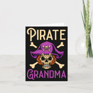Piraat oma grootmoeder pirate kaart