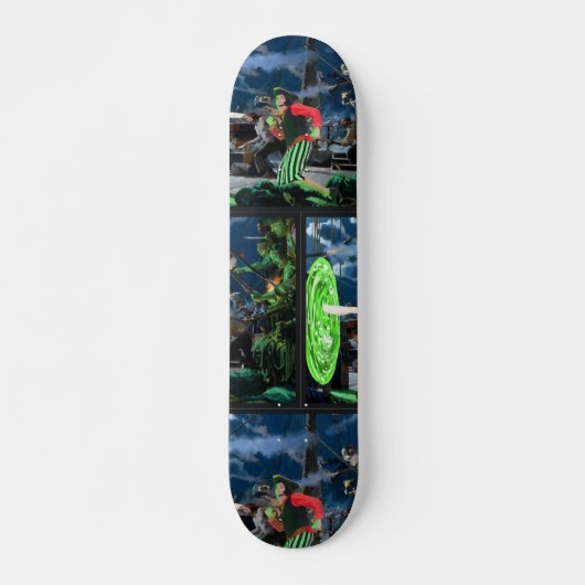 Piraat Rick Skateboard (Voorkant)