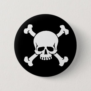 Piraat Ronde Button 5,7 Cm