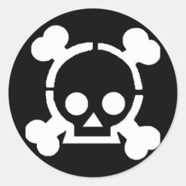 Piraat! Ronde Sticker