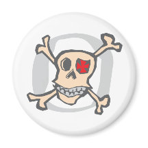 Piraat: Schedel en Kruis Botten