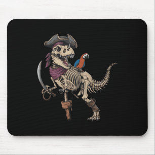Piraat Skelet Dinosaur T Rex Grappige Tyrannosauru Muismat