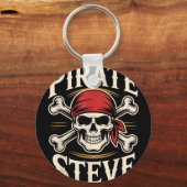 Piraat steve  sleutelhanger (Voorkant)
