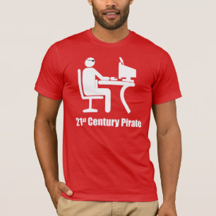 piraat uit de 21e eeuw t-shirt