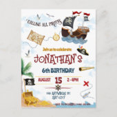 Piraat uitnodiging Instant Download (Voorkant)