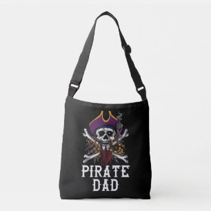 Piraat Vader Schedel Zeiler Kruisbeenderen Vaders Crossbody Tas
