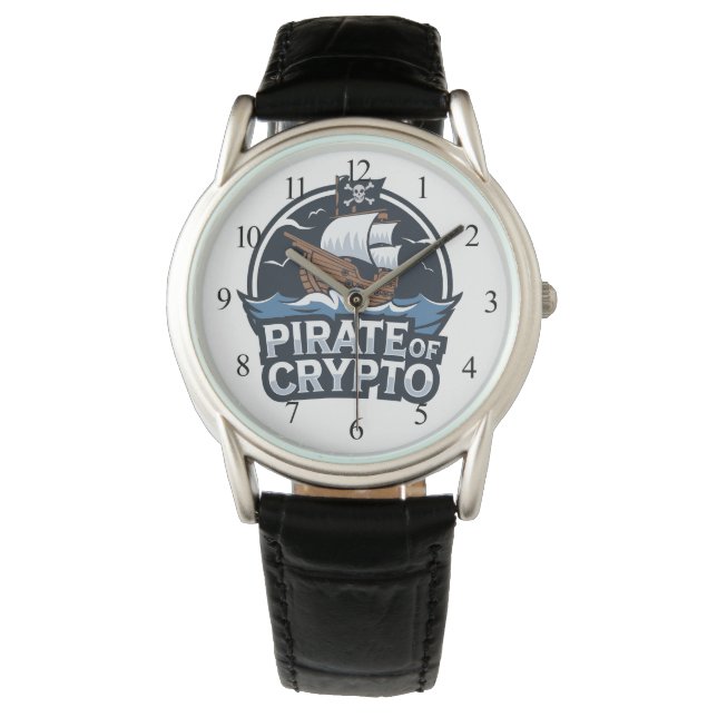 Piraat van Crypto Horloge (Voorkant)