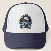 Piraat van Crypto Trucker Pet (Voorkant)