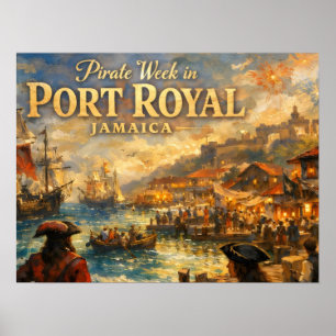 Piraat week in port royal poster