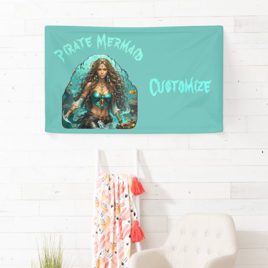 Piraat Zeemeermin Lady Thunder_Cove Spandoek (Insitu)