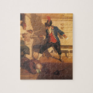 piraatkapitein, zwaardgevecht door NC Wyeth Legpuzzel