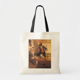 piraatkapitein, zwaardgevecht door NC Wyeth Tote Bag