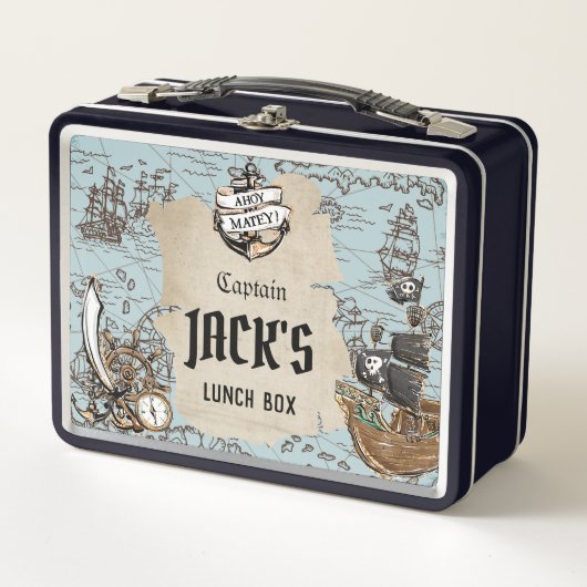 piraatschatkist Nautical Anchor Scroll (Voorkant)