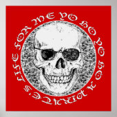 piraatschedel poster (Voorkant)